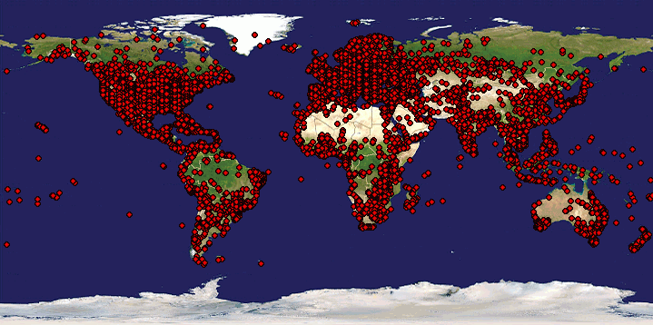 map of france and spain with cities. Map of all the cities our